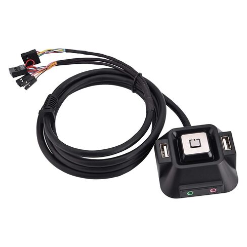 إعادة ضبط الطاقة لمفتاح الكمبيوتر المكتبي المريح بطول 1.55 متر، ومنافذ USB مزدوجة، وواجهة صوت وميكروفون للاستخدام المنزلي والمكتبي in Kuwait