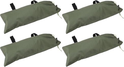 4pcs Flood Water Barrier Sand Bags Thickened Flood Prevention Sandbags for Flood Control 600D Oxford Cloth Canvas Green (Drawstring Closure) in Kuwait