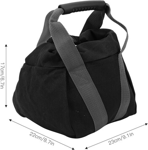 Fitness Weightlifting Sandbag Durable Reinforced Webbing for Indoor Outdoor Exercise with Comfortable Handle for Travelers Gray in Kuwait