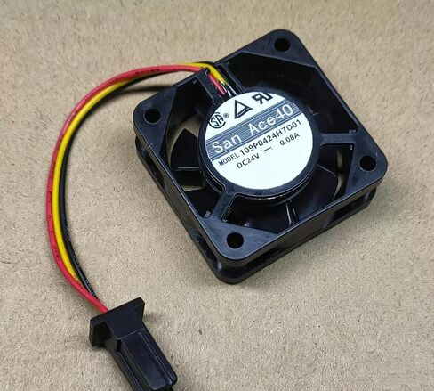 109P0424H7D01 3-Wire DC24V 0.08A 1.92W 40x40x15mm Cooling Fan in Kuwait