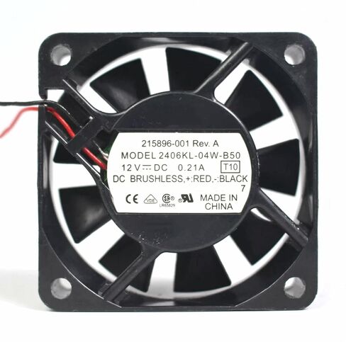 2406KL-04W-B50 2-سلك DC12V 0.21A 1.92W 60x60x15mm مروحة تبريد in Kuwait
