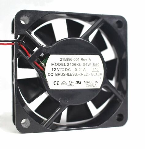 2406KL-04W-B50 2-سلك DC12V 0.21A 1.92W 60x60x15mm مروحة تبريد in Kuwait