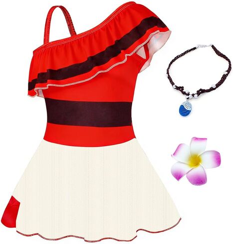 AmzBarley Girls One-Piece Swimwear Bathing Suit Kids Adventure Outfit Swimsuits Swimdress in Saudi Arabia
