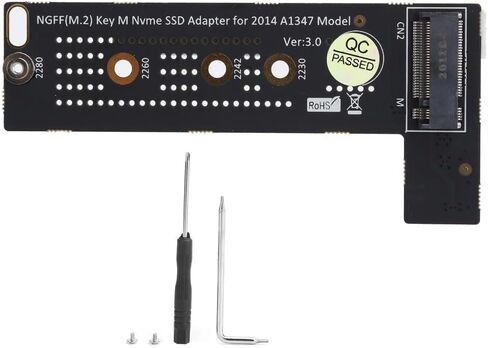 محول PCI-E M.2 NVME SSD لنظام التشغيل OS Mini A1347 - لطراز 2014، يدعم تحويل 2280/2260/2242/2230 PCIe M-Key NGFF SSD in Kuwait