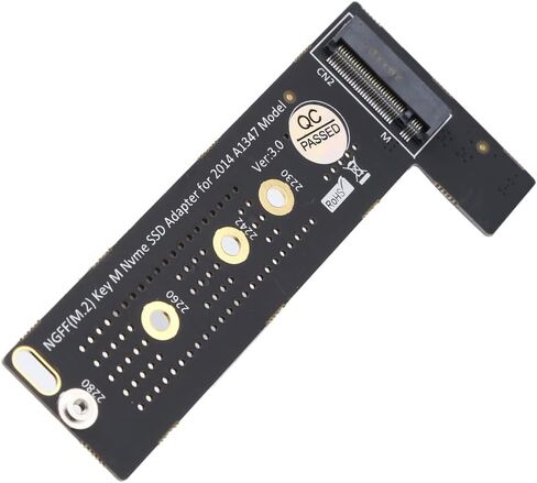 محول PCI-E M.2 NVME SSD لنظام التشغيل OS Mini A1347 - لطراز 2014، يدعم تحويل 2280/2260/2242/2230 PCIe M-Key NGFF SSD in Kuwait