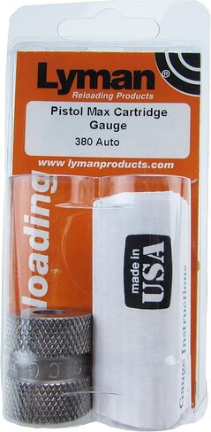 Lyman Reloading 380 Auto Pistol Max Cartridge Gauge Gray in Kuwait