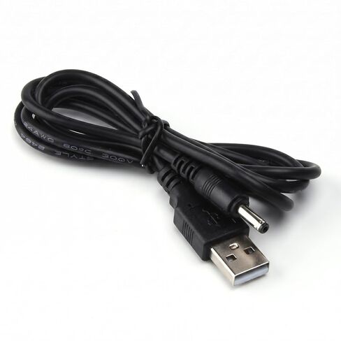 كابل طاقة USB إلى DC 3.5 مم × 1.35 مم، 3.3 قدم/1 متر، محول قابس USB من النوع A ذكر إلى تيار مستمر، سلك طاقة 5 فولت تيار مستمر لشريط LED، مصباح طاولة، جهاز توجيه لاسلكي، مكبر صوت بلوتوث، كاميرا in Kuwait