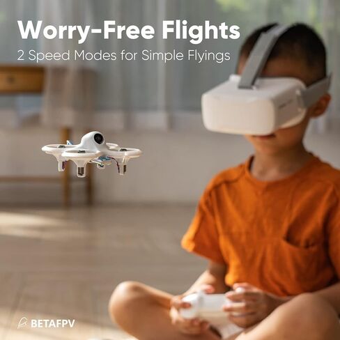 BETAFPV Cetus Lite FPV Drone Kit with Altitude Hold Self Protection Function 2 Speed Modes Support Simulator Ready to Fly Kit for FPV Beginners to Start Flying Indoor Outdoor- Frsky D8 in Kuwait