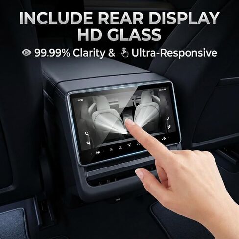Didisky Matte Screen Protector for 2026 Tesla Model Y Juniper Premium & Performance, 16-Inch Center Display Tempered Glass, Anti-Glare Anti-Fingerprint, Bubble Free with ABS Auto-Alignment Tool in Kuwait