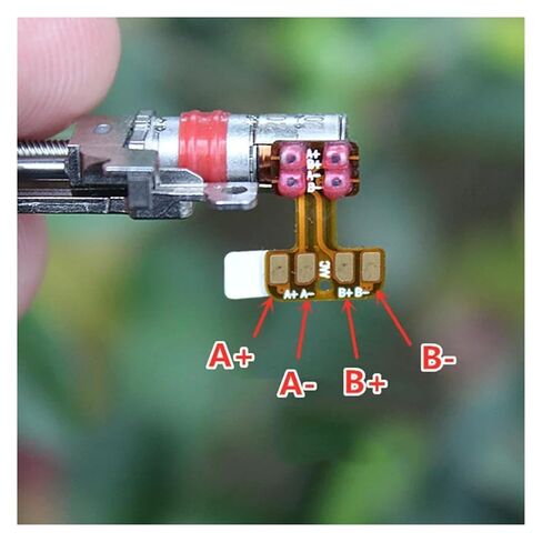 Mini 5 مللي متر 2-Phase 4-Wire برغي دقيق المنزلق محرك متدرج مع علبة التروس الكوكبية DIY بها بنفسك كاميرا الهاتف تتحرك كتلة in Kuwait