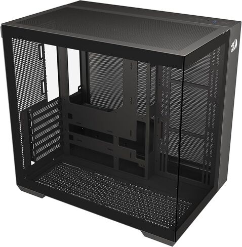 Redragon - GC-623 - ATX Gaming PC Case - Micro-ATX, Mini-ITX (Support backplug Mother Board) - 270 Degree Full View Tempered Glass in Kuwait