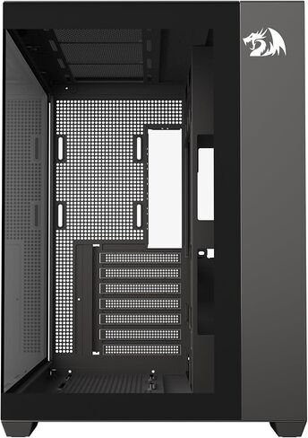 Redragon - GC-623 - ATX Gaming PC Case - Micro-ATX, Mini-ITX (Support backplug Mother Board) - 270 Degree Full View Tempered Glass in Kuwait