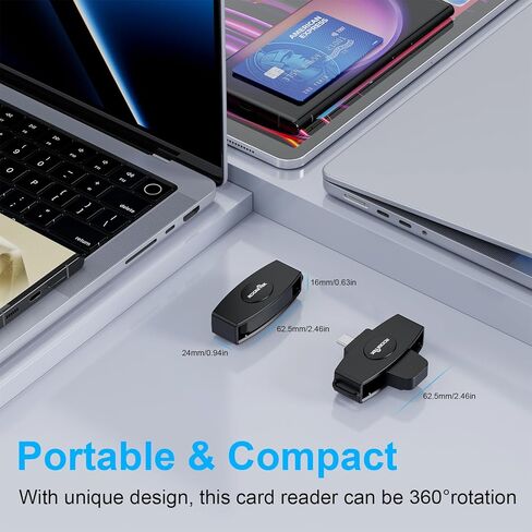 محول قارئ بطاقة الذاكرة من نوع C إلى TF من Rocketek USB من أجل بطاقة TF/Micro SD/Micro SDXC/Micro SDHC ، متوافق مع الهاتف ، الكمبيوتر ، الكاميرا ، الكمبيوتر المحمول والجهاز اللوحي in Kuwait