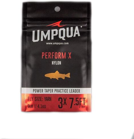 Umpqua Perform X Nylon Practice Leader 7.5 ft 3X in Kuwait