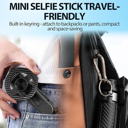 4-in-1 Multifunctional 360° Rotation Magnetic Selfie Stick Universal Magnetic Phone Tripod with Wireless Remote,Portable Extendable Mag Tripod,for Video Recording & Vlog,for iPhone & Android in Kuwait