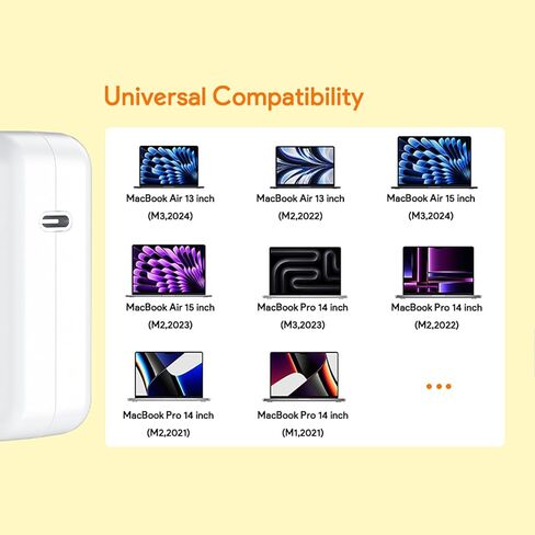 70W Magnetic 3 Mac Book Pro Charger & 85W 2 T-Tip Mac Book Pro Charger in Kuwait