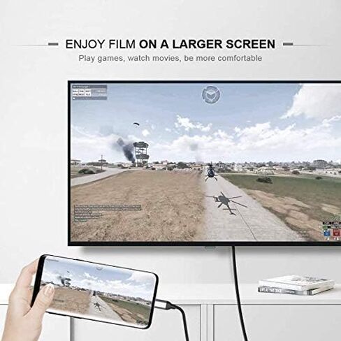 PRO HDMI 8K/4k Adapter Compatible with Huawei Pura 70 Ultra USB Type-C Plus Thunderbolt 3/4 Converter with Smart Full Digital 4320p @240-60Hz Display in Kuwait