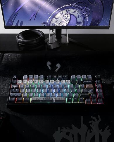 Keymatic Keycaps, PBT Keycap Medieval Roman Style 60 65 75 100 Percent, 134 Keys Set Custom Key caps Set Cherry Profile,for 61/68/84/87/98/100 Cherry Gateron MX Mechanical(Only Keycap Set) in Kuwait