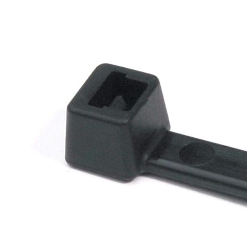 Hellermann Tyton T50I0UVC2 Standard Cable Tie, 12" Long, 50lb Tensile Strength, PA66UV, Black (Pack of 100) in Kuwait