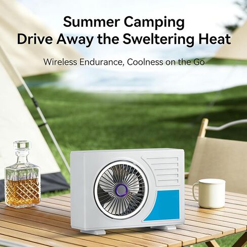 Usb Rechargeable Desktop Fan with 5 Speed Levels and 180 Degree Adjustable Direction for Home Study Area Adjustable Speed Desktop Fan in Kuwait