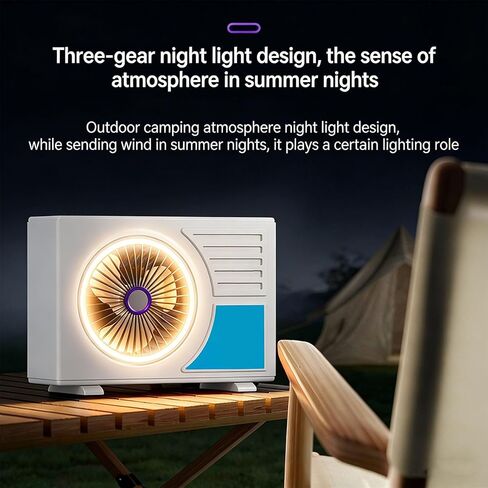 Usb Rechargeable Desktop Fan with 5 Speed Levels and 180 Degree Adjustable Direction for Home Study Area Adjustable Speed Desktop Fan in Kuwait