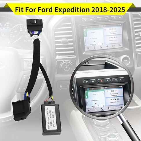 مزيل إيقاف التشغيل التلقائي لسيارة Ford Expedition 2018-2025 نظام محرك Autostop تعطيل المزيل المتوافق مع وحدة ملحقات إكسبيديشن التوصيل والتشغيل in Kuwait
