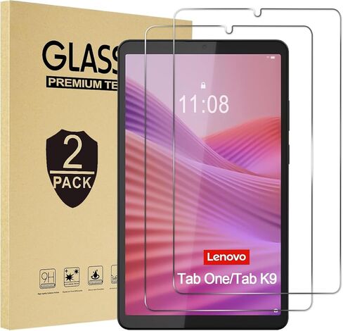 [2 Pack] Screen Protector For Lenovo Tab One/Tablet K9 8.7 Inch 2025 TB305FU, Tempered Glass Film Guard Compatible For Lenovo Tablet One 8.7" Anti-Scratch 9H Hardness Bubble-free Clear in Kuwait