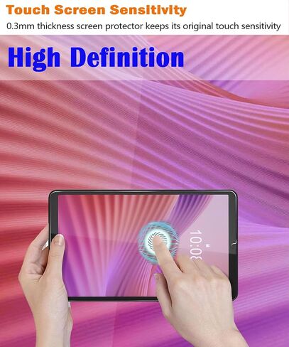 [2 Pack] Screen Protector For Lenovo Tab One/Tablet K9 8.7 Inch 2025 TB305FU, Tempered Glass Film Guard Compatible For Lenovo Tablet One 8.7" Anti-Scratch 9H Hardness Bubble-free Clear in Kuwait