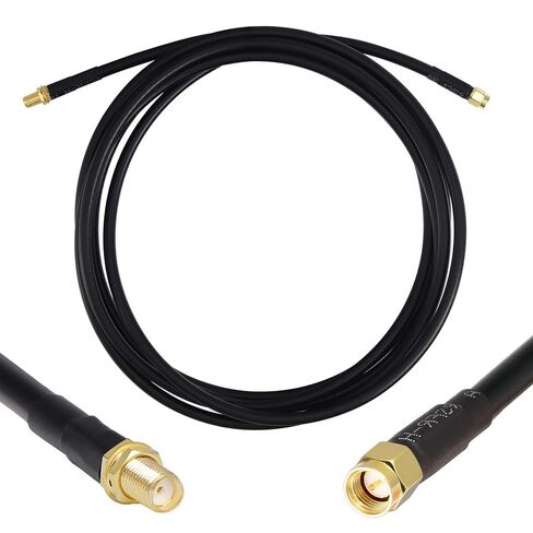 20ft SMA Extension Cable, SMA Male to SMA Female Connector 50 Ohm KMR240 Low Loss SMA Coax Coaxial Cable for 4G LTE Router Cellular SDR USB Dongle Receiver in Saudi Arabia