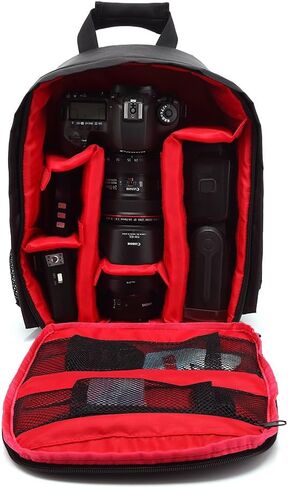 Akozon DSLR Digital Camera Video Backpack Bag (Purple) in Kuwait