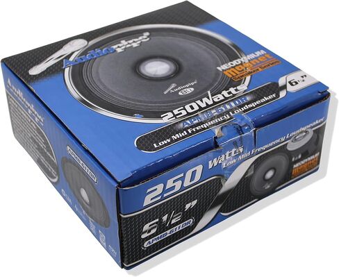 Audiopipe APMB611DR 6.5 مكبر صوت متوسط ​​الجهير نحيف مع مغناطيس النيودينيوم in Kuwait