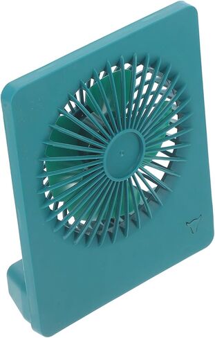 SHINEOFI USB مروحة سطح مكتب صغيرة قابلة لإعادة الشحن ومبرد هواء محمول صامت للاستخدام المكتبي والمنزلي، مروحة شاشة معلقة باللون الأخضر مع كابل شحن USB in Kuwait