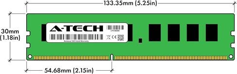 مجموعة A-Tech بسعة 32 جيجابايت (4 × 8 جيجابايت) من ذاكرة الوصول العشوائي لـ Dell PowerEdge R210 وR210 II وR220 وT110 II | ترقية ذاكرة الخادم DDR3 1600MHz PC3-12800 ECC-UDIMM 2Rx8 1.5V ECC غير المخزنة in Kuwait