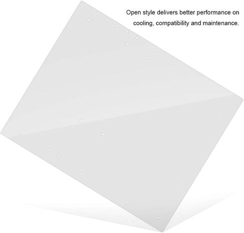 Moh Open Air PC Case إطار أكريليك شفاف DIY حامل للوحة الأم ATX مع قاعدة واضحة تدعم matx اختبار مقاعد البدلاء حالة الكمبيوتر في الهواء الطلق حالات الكمبيوتر in Kuwait