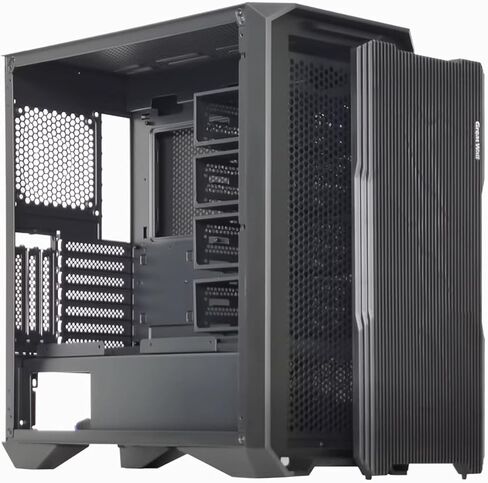 KM7B Micro ATX/ATX/E-ATX Full Tower Computer Case, 13*HDD Drive Bays NAS Server Computer Case, Support 360/280 Liquid Cooling, Magnetic Front Panel in Kuwait