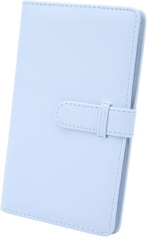 Mini Photo Album, 108 Pockets, PU Leather Cover, Small Photo Book, Transparent Inner Pages, 3 Inch Purple Size, for Wedding Memories, Travel Adventures, Baby Growth Tracking, Famil in Saudi Arabia