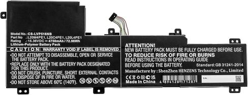 Replacement Battery for Lenov'o IdeaPad 5 Pro,IdeaPad 5 Pro-16ACH6,IdeaPad 5 Pro-16ACH6(82L5),IdeaPad 5 Pro-16IHU6,IdeaPad 5 Pro-16IHU6(82L9),IdeaPad Creator 5-16ACH6(82L6),Xiaoxin Pro 16 in Kuwait