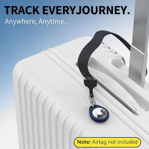 حامل علامات هوائية مكون من 4 عبوات لجهاز Apple Air Tag الجيل الثاني (2026) والجيل الأول، حافظة Airtag مع سلسلة مفاتيح مضادة للفقد، حافظة علامات هوائية من مادة TPU مقاومة للماء والصدمات، ملحقات AirTag واقية متعددة الألوان in Kuwait