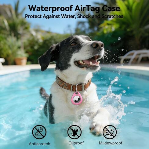 حامل علامات هوائية مكون من 4 عبوات لجهاز Apple Air Tag الجيل الثاني (2026) والجيل الأول، حافظة Airtag مع سلسلة مفاتيح مضادة للفقد، حافظة علامات هوائية من مادة TPU مقاومة للماء والصدمات، ملحقات AirTag واقية متعددة الألوان in Kuwait