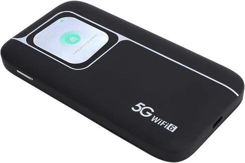 جهاز متنقل 5G واي فاي عالي السرعة 5G مع نطاق مزدوج وبطارية كبيرة للمسافرين، أسود in Kuwait