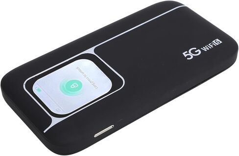 جهاز متنقل 5G واي فاي عالي السرعة 5G مع نطاق مزدوج وبطارية كبيرة للمسافرين، أسود in Kuwait