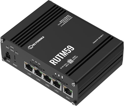 RUTM59000000 / الحزمة القياسية مع وحدة تزويد الطاقة الأمريكية، لا توجد شبكة WI-FI، شبكة 5G متوافقة مع الإصدارات السابقة من شبكة WI in Kuwait