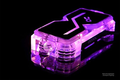 Alphacool GPX SLI Connector Dual - Plexi - Addressable RGB - 3 PCI-E Space (12940) in Kuwait
