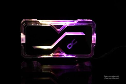Alphacool GPX SLI Connector Dual - Plexi - Addressable RGB - 3 PCI-E Space (12940) in Kuwait