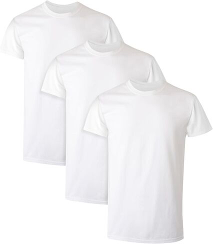 Hanes Men's Tagless Cotton Crew Undershirt – Multiple Packs and Colors in Saudi Arabia