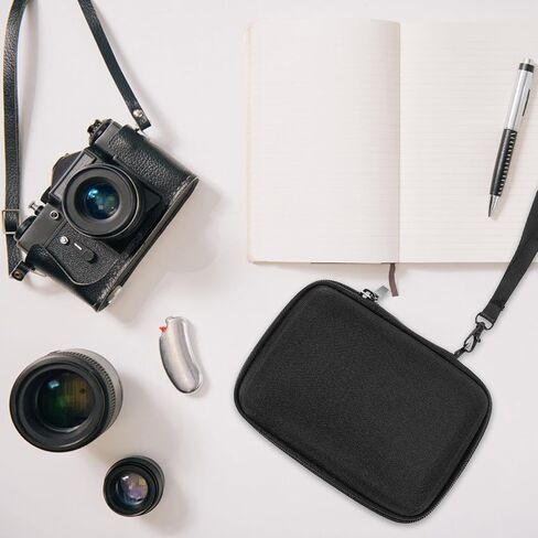 Solid State Drive Storage Case and Data Cable Organizer Bag for Portable Hard Drives, Shockproof Travel Storage Pouch Compatible with External Drives and Electronic Accessories in Kuwait