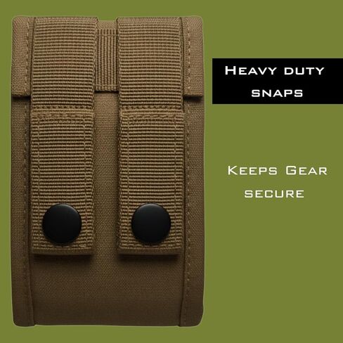 Lone Trail Ultimate Hunter’s Bundle: Waterproof Magnetic Bino Harness Chest Pack + Large Elastic Rangefinder Pouch – Heavy-Duty, Silent, & Weatherproof – Coyote Brown in Kuwait