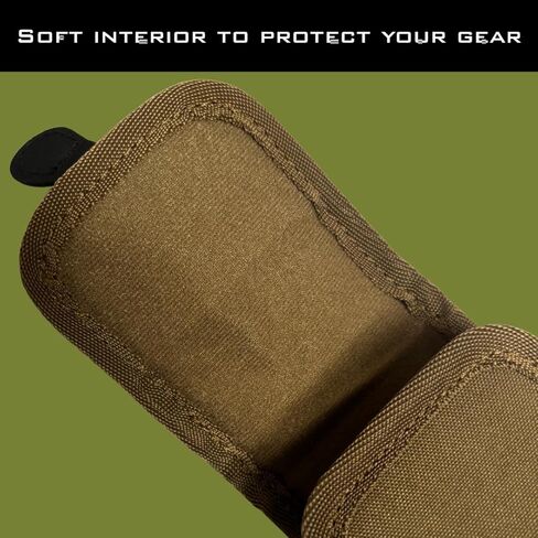 Lone Trail Ultimate Hunter’s Bundle: Waterproof Magnetic Bino Harness Chest Pack + Large Elastic Rangefinder Pouch – Heavy-Duty, Silent, & Weatherproof – Coyote Brown in Kuwait