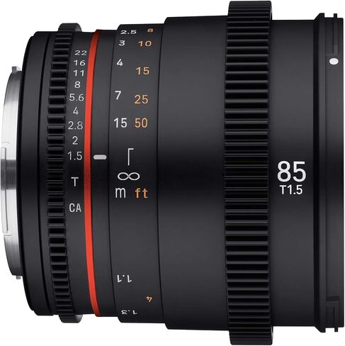عدسة Rokinon 85mm T1.5 عالية السرعة بإطار كامل Cine DSX لهاتف Sony E (متجددة) in Kuwait