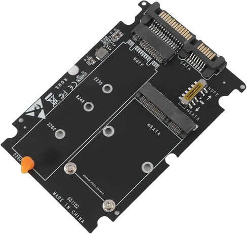 بطاقة محول القرص الصلب لمحركات أقراص M.2 وMSATA SSD، سهلة التركيب، مثالية لأنظمة تشغيل WindowsLinux in Kuwait